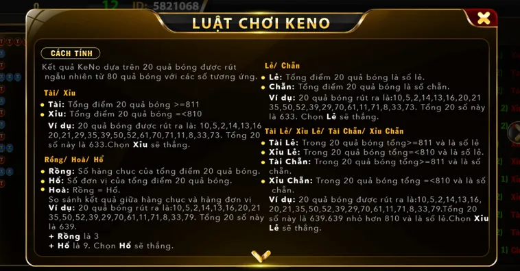 Keno Tại Go88 Mang Đến Cơ Hội Chiến Thắng Đột Phá Bùng Nổ Vô Cùng Hấp Dẫn Cho Người Chơi