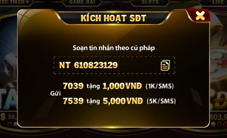 Kích Hoạt Số Điện Thoại Để Bảo Mật Tài Khoản Của Bạn
