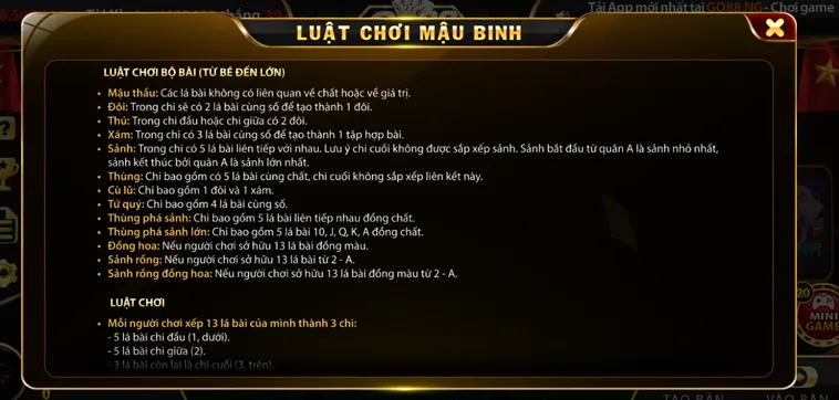 Trải Nghiệm Đỉnh Cao Cùng Mậu Binh Tại Go88 Hấp Dẫn Nhất Mọi Thời Đại