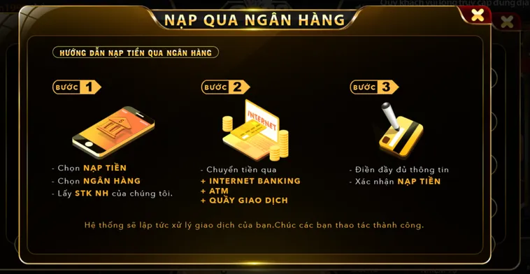 Hướng Dẫn Nạp Tiền Qua Ngân Hàng Tại Go88 Hướng Dẫn Chi Tiết Để Gia Nhập Cuộc Chơi Đỉnh Cao