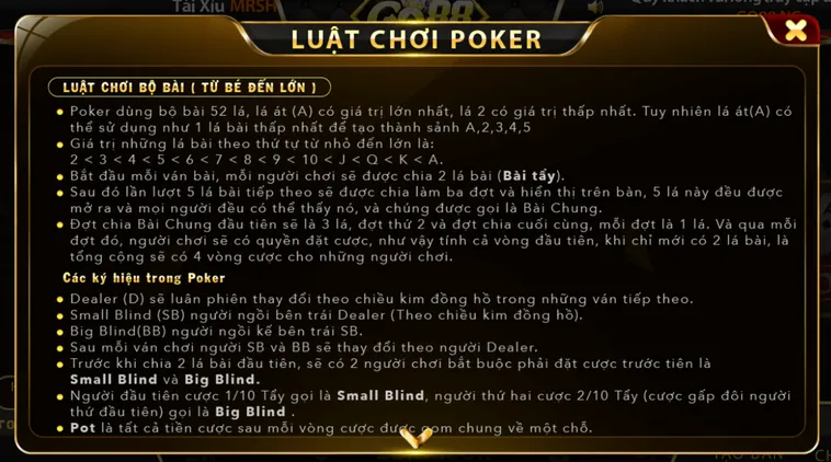 Chinh Phục Siêu Phẩm Poker Tại Go88 Đỉnh Cao Nhất Hiện Nay