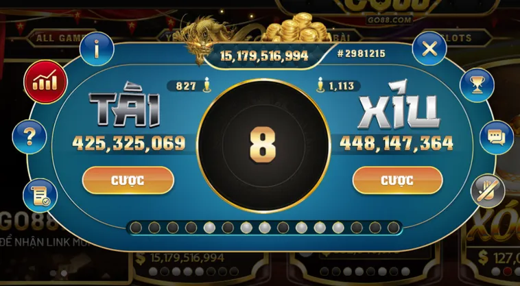 Casino Sicbo Tài Xỉu Sảnh Rồng Tại Go88 Mang Đến Trải Nghiệm Đẳng Cấp Thượng Lưu